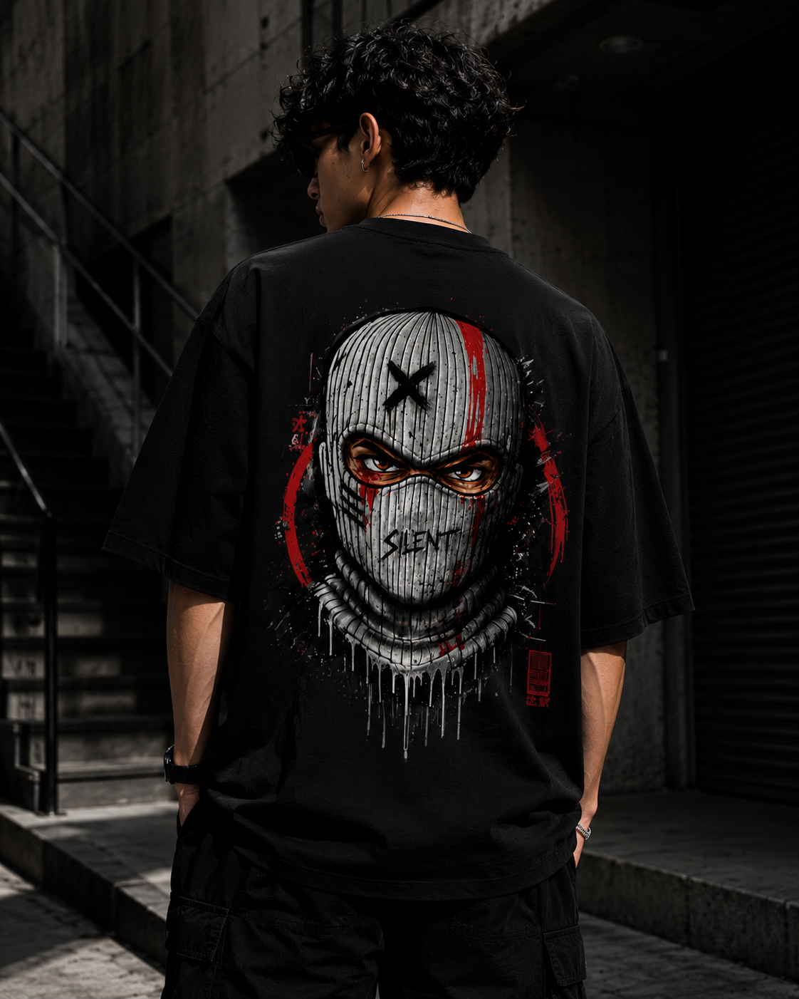 SILENT Oversized Streetwear T-Shirt